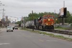 D702 rolls alongside Buchanan Ave as it begins the trip to Flint