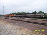 BNSF 4149, BNSF 4142, BNSF 9723, & UNPATCHED BN 9536