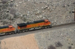 BNSF 4341 passes the moonscape