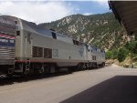 The eastbound Zephyr arrives