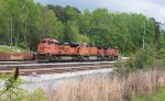 BNSF SD70ACe 9223 and C44-9W's 4010 anf 4996