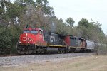 CN 2668 leads a WB oil train on the UP Houston Sub