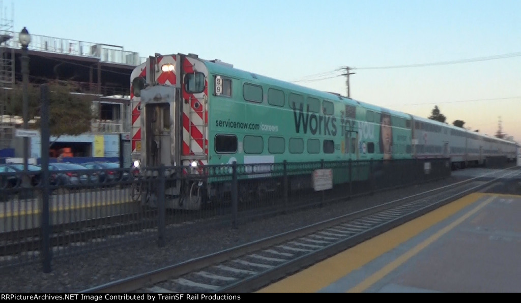 JPBX 4023 leads Caltrain 283