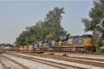 CSXT 846 On CSX Q 142 Northbound At New River Yard 