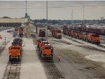 Assorted BNSF yard power.