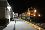 BNSF 6386 Screams into the night on the Marceline Sub.