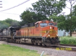 BNSF 5263 west with NS visitor