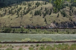 Eastbound Canadian National Railway (CN) Mixed Freight Train