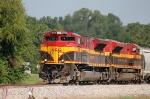 Kansas City Southern Railway (KCS) EMD SD70ASe's No. 3998 and No. 4059