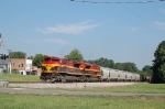 Southbound Kansas City Southern Railway Mixed Freight Train