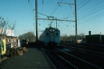 Southbound New Jersey Department of Transportation Commuter Train led by Arrow III MU No. 1325