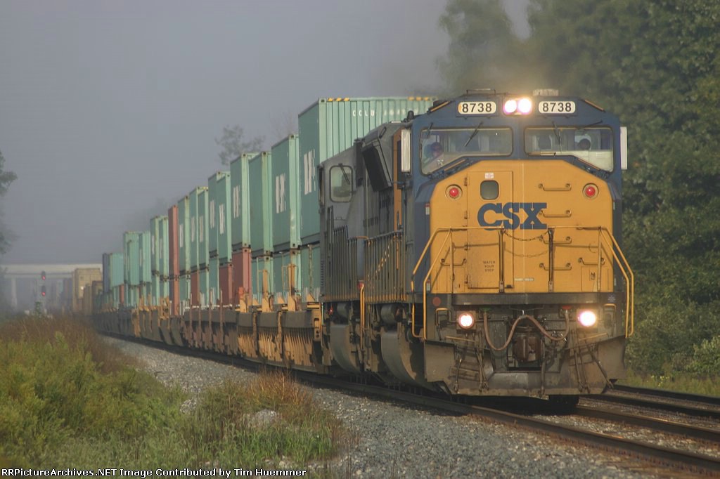 Eastbound in the fog