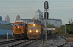 BNSF and UP coal loads on the Fort Scott Sub