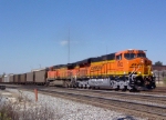 BNSF 6062 on NS coal train heading south (near King Plow)