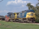 CSX 7742 in the siding