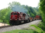 SOO 6045 & 6021 pulling up Saugatuck Hill with X500-18