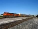 BNSF 7642 & 7146 waiting to go to Gibson Yard with a train of autoracks