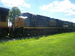 CSX 5377 third unit on ns123