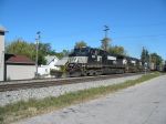 NS 9312 Heads west at 16:06 with 128 cars.