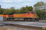 BNSF 5497 leads BNSF transfer at 32nd street