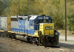 CSX motive power idling