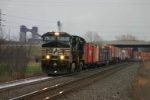 NS 9398 heads intermodal west