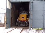 NREX 2943 in the roundhouse