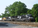 NS 9965 heads up a north bound freight