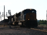 CSX 4727 & 687 rolling away from the sun with K358-06