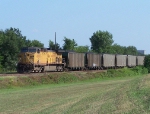 Eastbound UP Loaded Coal Train DPU