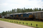 Northbound CSX Transportation (CSX) TOFC Freight Train powered by GE ES44DC's No. 5413 and No. 5291