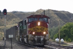 Eastbound coal train passing the W End of Ulmer siding