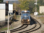 CSX 7333 leading N956-30 through the Sunnyside plant