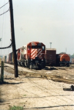 CP 5669 leading east through the yard