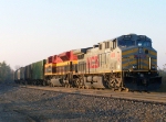 Tied Down Northbound KCS Empty Grain Train