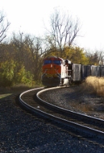 Southbound KCS Loaded Coal Train DPU