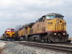 Southbound KCS Loaded Coal Train Passes Northbound KCS Empty Coal Train DPU's