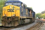 CSX 558 leads 140 coal hoppers with helpers