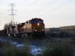 BNSF 5497 and IC 6108