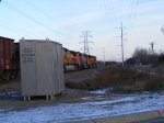 BNSF 5497 and IC 6108