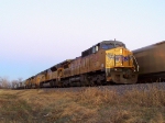 Westbound UP Empty Grain Train