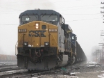 N924-05 gets rolling westward past the Service Track switch