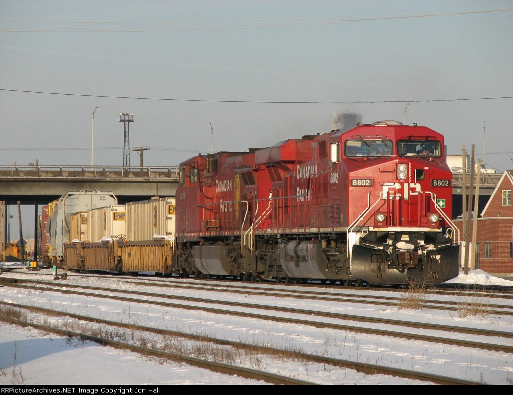 CP 8802 & 8520 start pulling east with 240