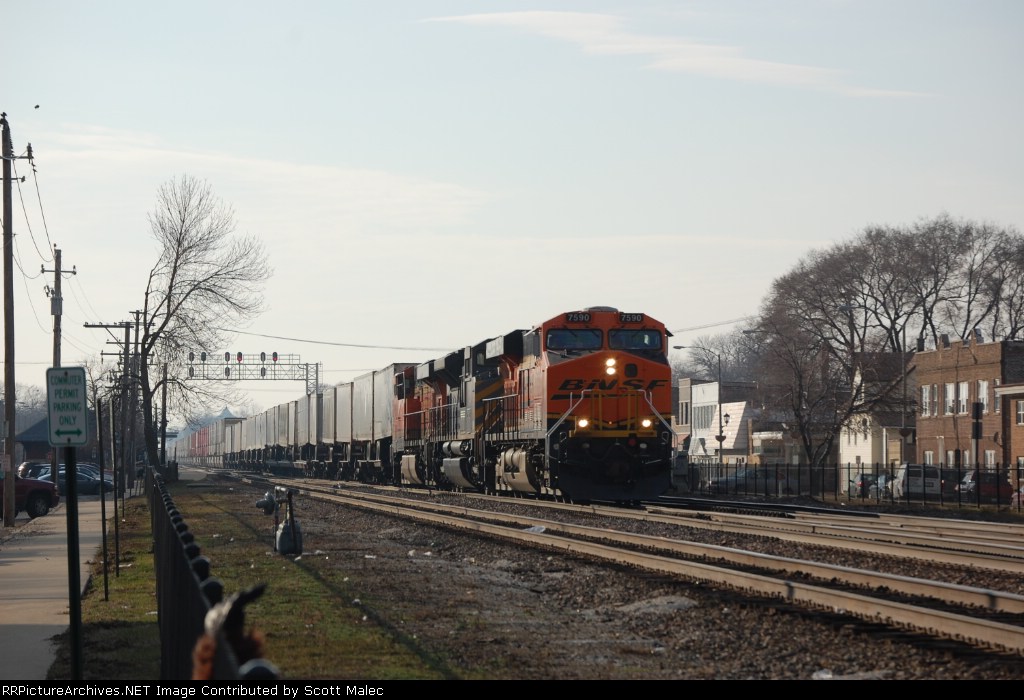 BNSF 7590, KCS 4012 & BNSF 7665