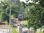 The 44T seen here is coming out of JMU, crossing S. Main St.