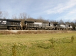 Helper's, NS 8712 & 9091 along with 7552 rolling through