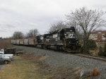 NS 3278 & 9467 brings V92 to a halt just north of The Pilgrim's Pride yard