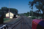 View from the cab on"Soo Line train 940