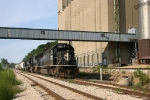 IC 1025 leads a unit train on the TZPR's double track