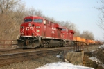 CP 8719 waits for traffic ahead to clear